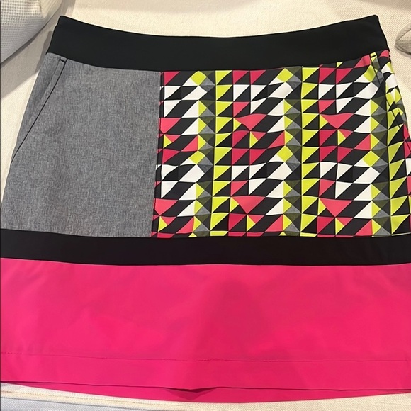 Annika Cutter & Buck Black and Gray pink skort size 6 - Picture 7 of 11